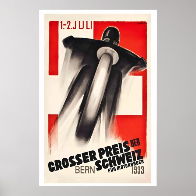 Schweiziska Grand Prix Circuit des Nations Bern 19 Poster (Framsidan)