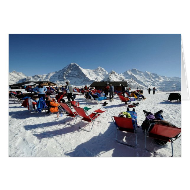 Schweiziska hälsningkort, Mannlichen Hälsningskort (Framsidan Horizontal)