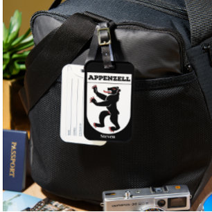 Schweiziska Kantonen Appenzell, Innerrhoden Jackar Bagagebricka
