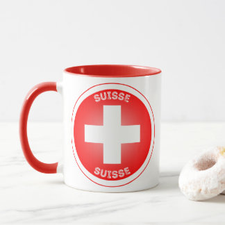 Schweiziska kultursymbolen mugg