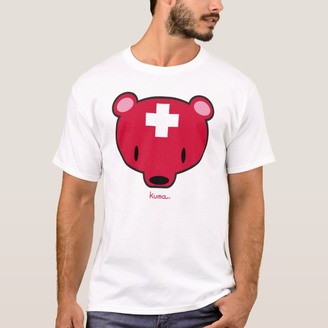 Schweiziska kuma-chan t-shirt (Framsida)