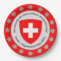 Schweiziska nationaldagen Schweiz Flagga Edelweiss