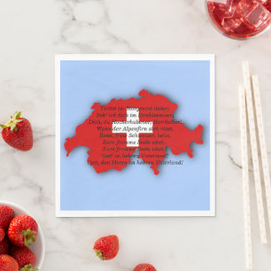 Schweiziska nationaldagen, Schweiz, Schweiz, Schwe Pappersservett