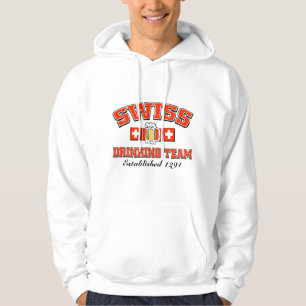 Schweiziskt dricka lag sweatshirt