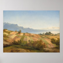 Schweiziskt landskap - Alexandre Calame Fint konst