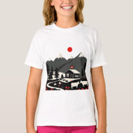 Schweiziskt landskap t shirt