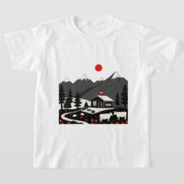 Schweiziskt landskap t shirt