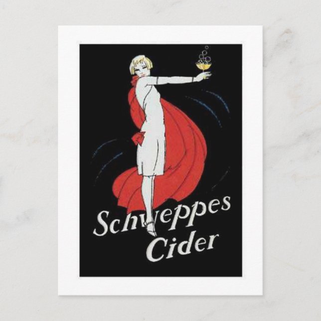 Schweppes Cider Vykort (Framsida)
