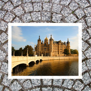 Schwerin Castle, Mecklenburg-Vorpommern, Tyskland Vykort