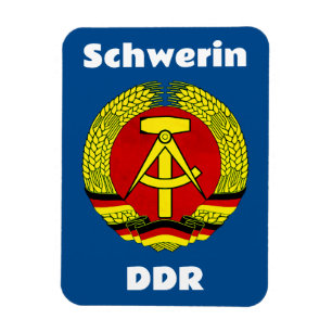 Schwerin, DDR, Schwerin, Tyskland, Öster German Os Magnet