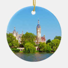 Schwerin Palace, Tyskland Julgransprydnad Keramik