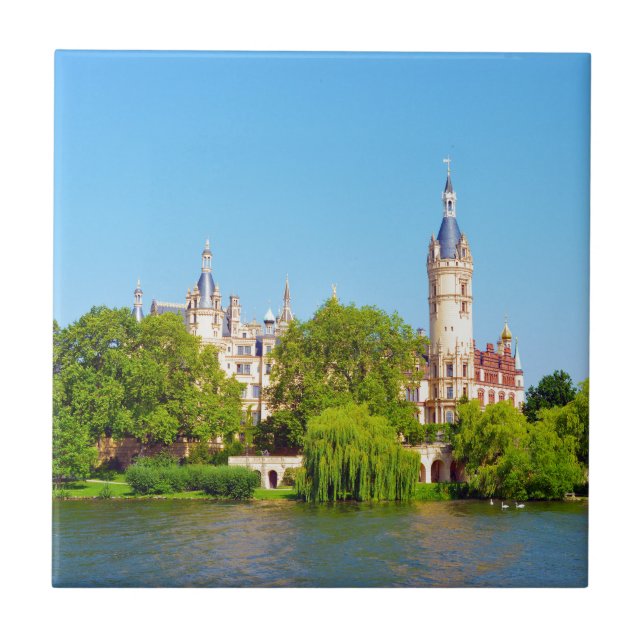 Schwerin Palace, Tyskland Kakelplatta (Framsidan)