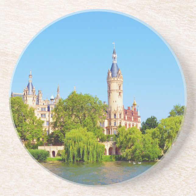 Schwerin Palace, Tyskland Underlägg Sandsten (Framsidan)