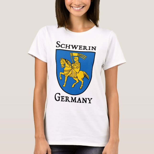 Schwerin Tyskland (Deutschland) Tee Shirt (Framsida)
