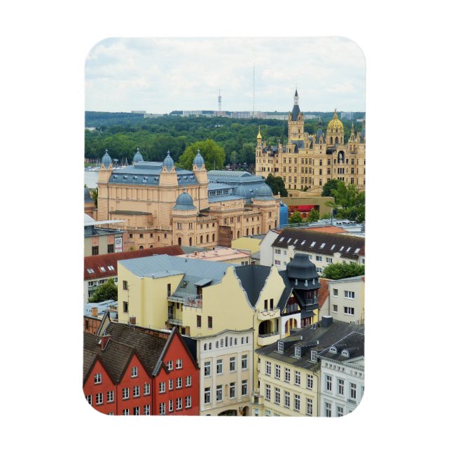 Schwerin, Tyskland Magnet (Vertikal)