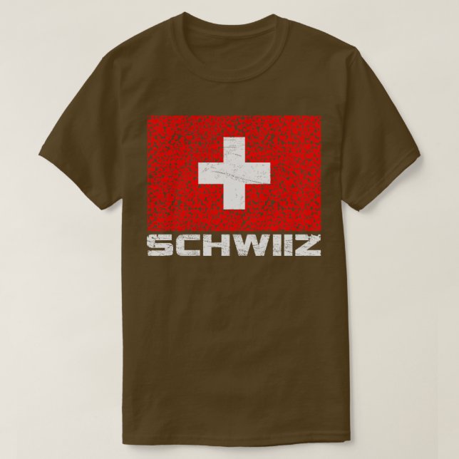 Schwiiz Swiss German T Shirt (Design framsida)