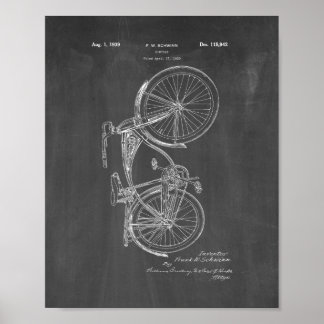 Schwinn Bicycle Patent - kretskort Poster