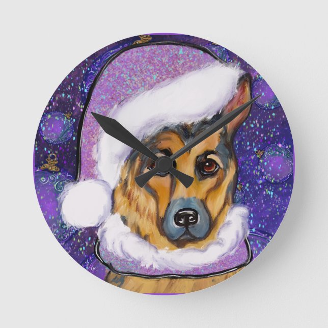 SCHYFERHUND RUND KLOCKA (Framsida)