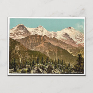 Schynige Platte, Eiger, Monch och Jungfrau, Bernes Vykort