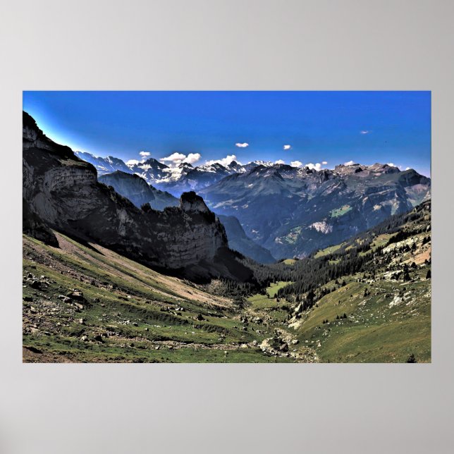 Schynige Platte Poster (Framsidan)