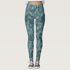 Sci-Fi 4-kopplingar Leggings