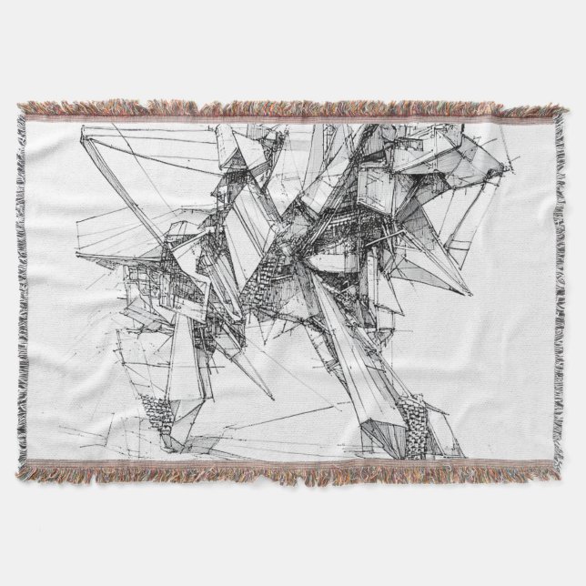 Sci-Fi-Abstrakt Filt (Framsidan)