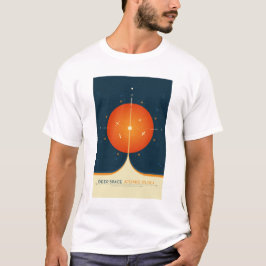 Sci-Fi Ad, Orangens atomklocka, djupt utrymme T Shirt