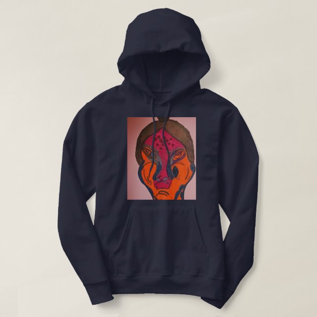 Sci-Fi Alien Hoodie (Design framsida)