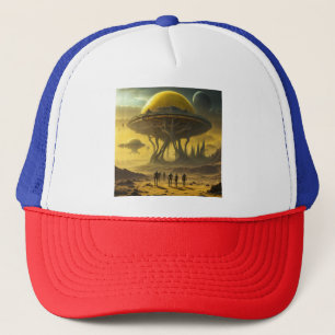 Sci-Fi Alien World View Planet Ufo Torn Keps