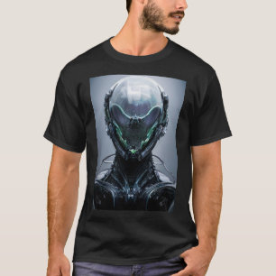 Sci fi Assassin Cyberpunk Hunter Droid T Shirt