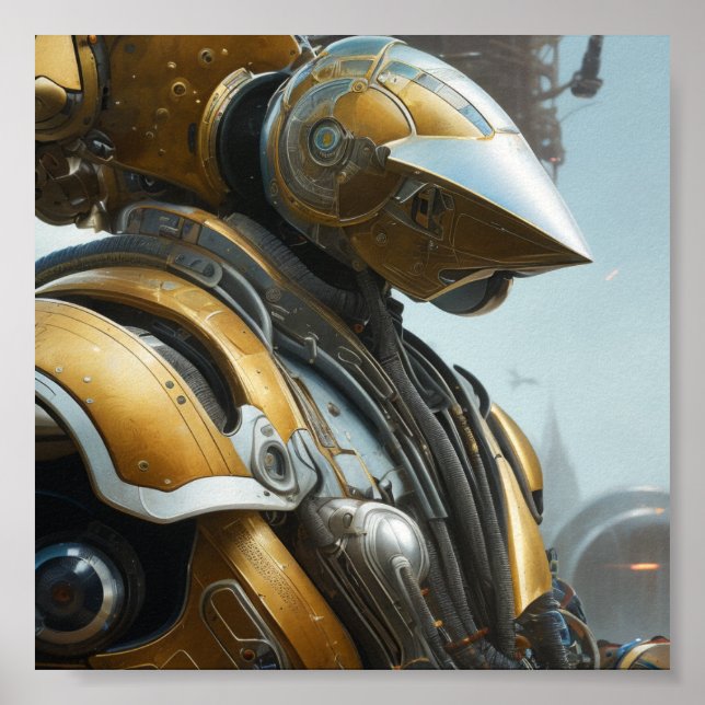 Sci Fi Battle Kostym Poster (Framsidan)