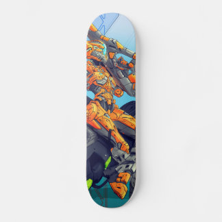 Sci-Fi Cyber Biker Trooper Mini Skateboard Bräda 18,5 Cm