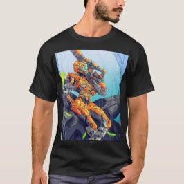 Sci-Fi Cyber Biker Trooper T Shirt