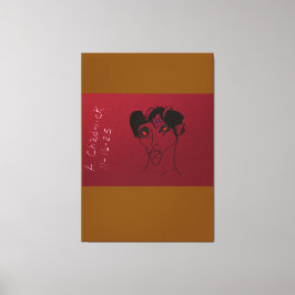 Sci-fi Demon Hunter Countess Canvastryck