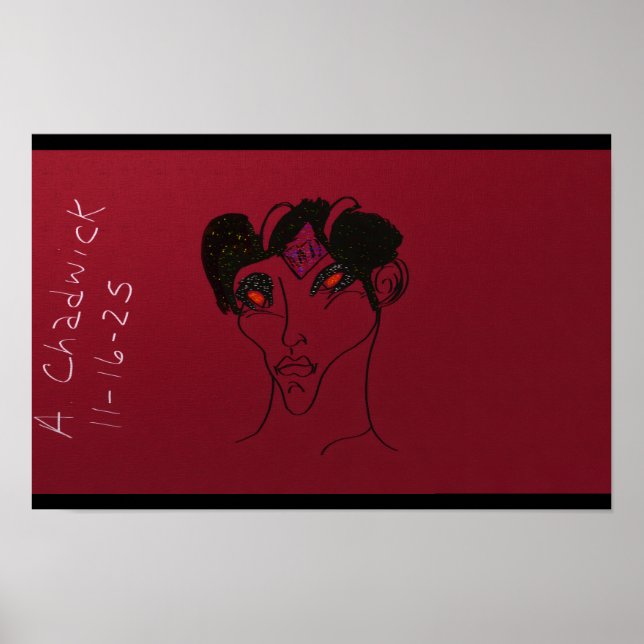 Sci-fi Demon Hunter Countess Poster (Framsidan)