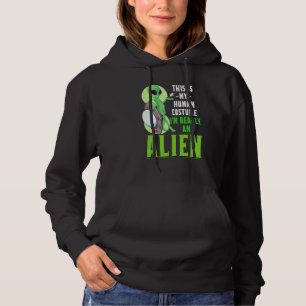 Sci Fi Det här är min mänskliga dräkt Im Verkligen T Shirt