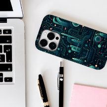 Sci-Fi Electronic Mörk Mönster