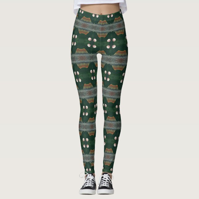 Sci-Fi - fantasi utomjordingsrymdsvärlden Leggings (Framsida)