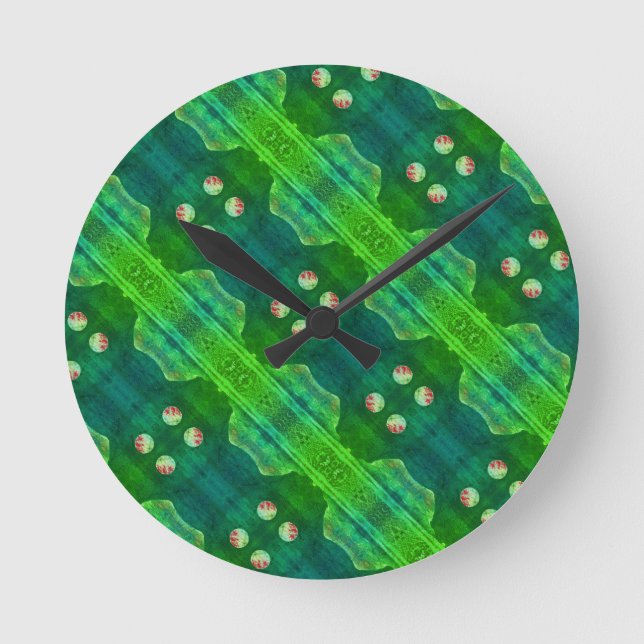 Sci-Fi - fantasi utomjordingsrymdsvärlden         Rund Klocka (Framsida)