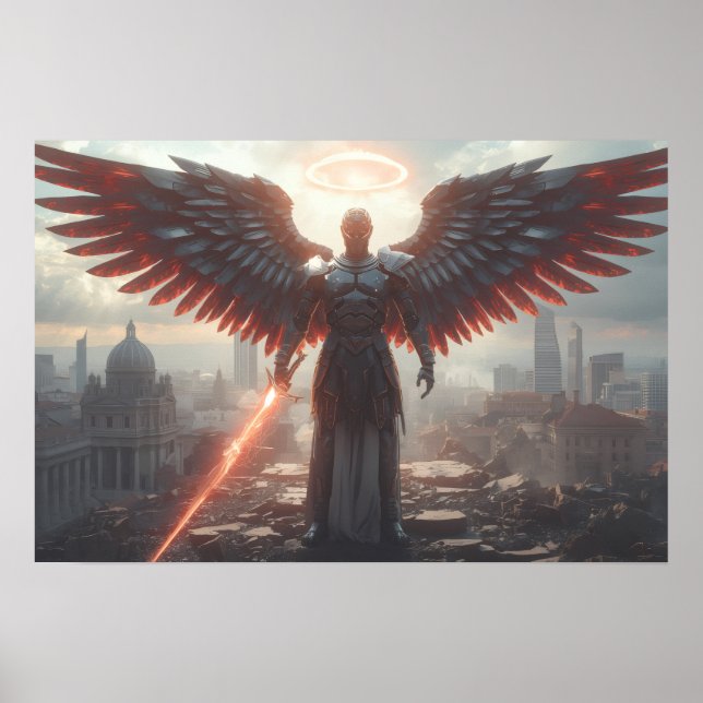 Sci Fi Fantasy Art: Colossus of the Last Horizon Poster (Framsidan)