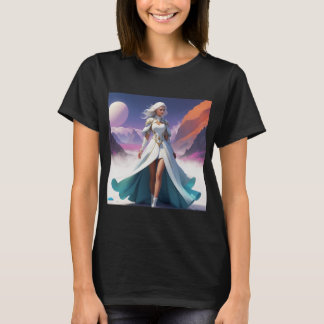 Sci-Fi Fantasy Art | Heroine i Surreal Landscapes T Shirt