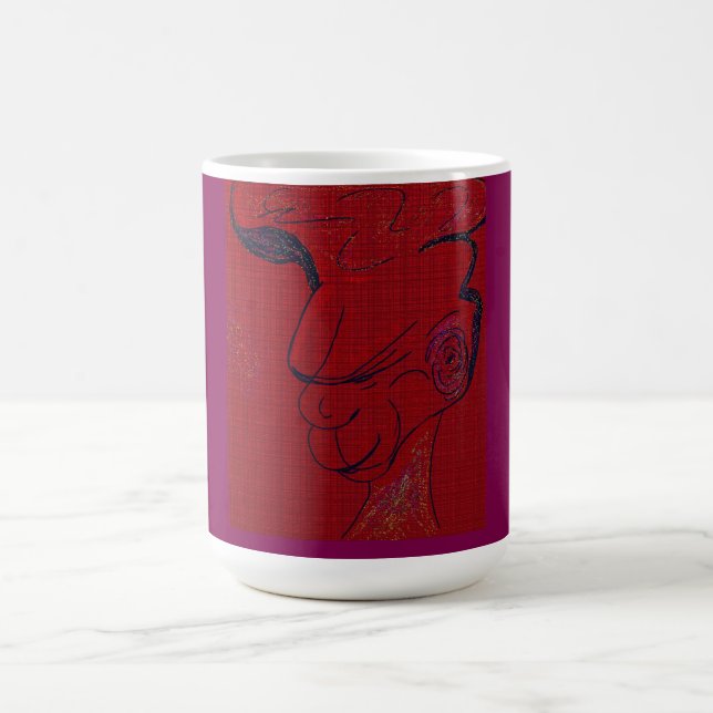 Sci-fi Fantasy Jakt Hund  Kaffemugg (Center)