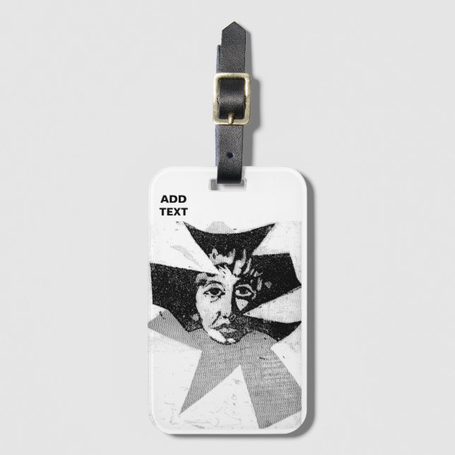 Sci-Fi - fantasy Poes Lanore och Annabelle Lee Bagagebricka (Framsida vertikal)