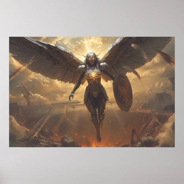 Sci Fi Fantasy: Valkyrie of the Ruined Dawn Poster (Framsidan)