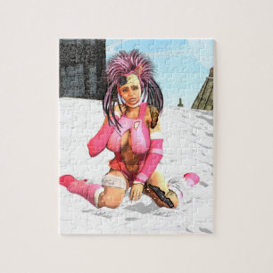 Sci Fi Female Cyborg Pussel