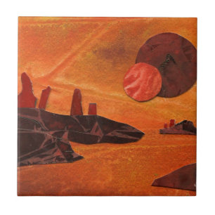 Sci-Fi "Fire Sea of Fire"-dubbla som dör i måne la Kakelplatta