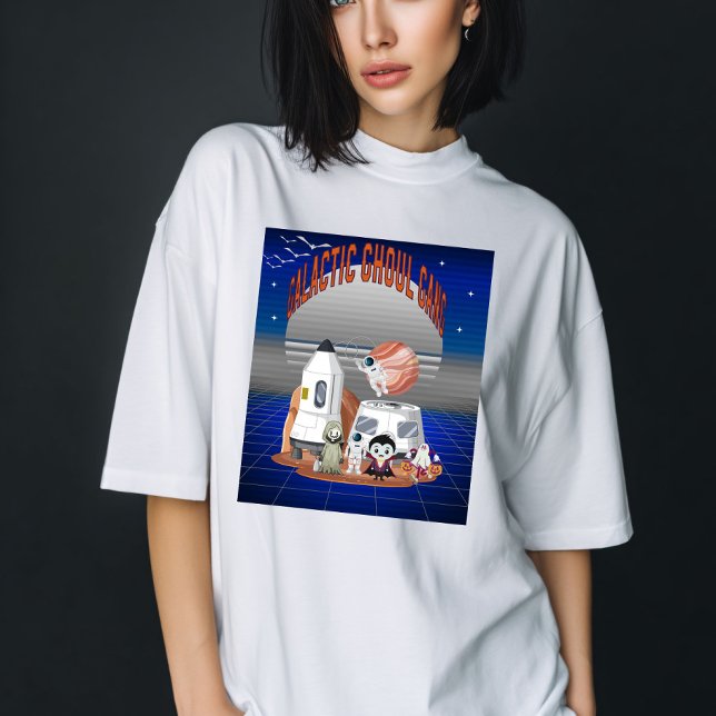Sci-fi Galactic Ghoul Gang Space Crew T Shirt (Skapare uppladdad)