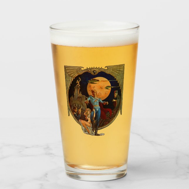 Sci-Fi Hero Glaskopp (Framsida fylld)