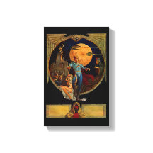 Sci-Fi Hero Stretched-Kanvastryck