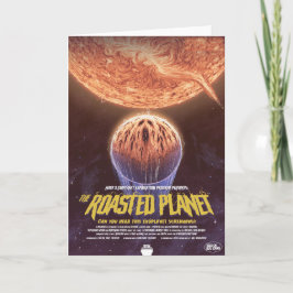 Sci-Fi Horror Movie Ad, den rostade planeten Kort